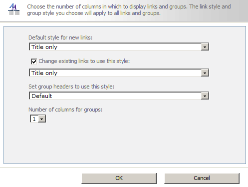 Default styles in SummaryLinkWebPart